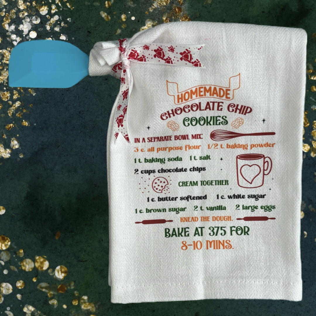 Homemade Chocolate Chip Recipe Tea Towel