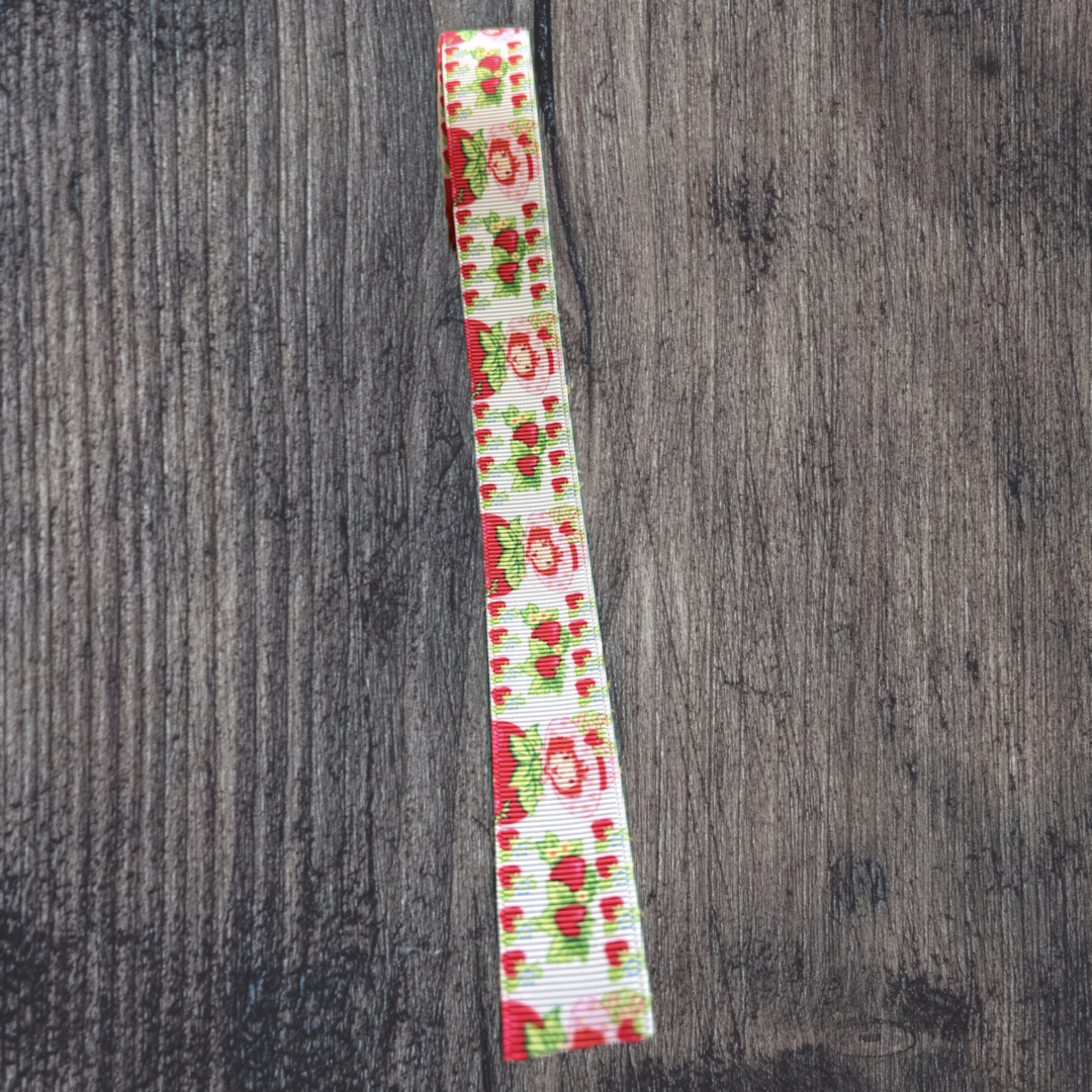 Strawberry Shortcake Grosgrain 22mm Ribbon