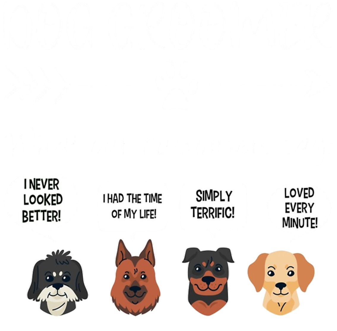 Dog Groomer Customers Design Tote