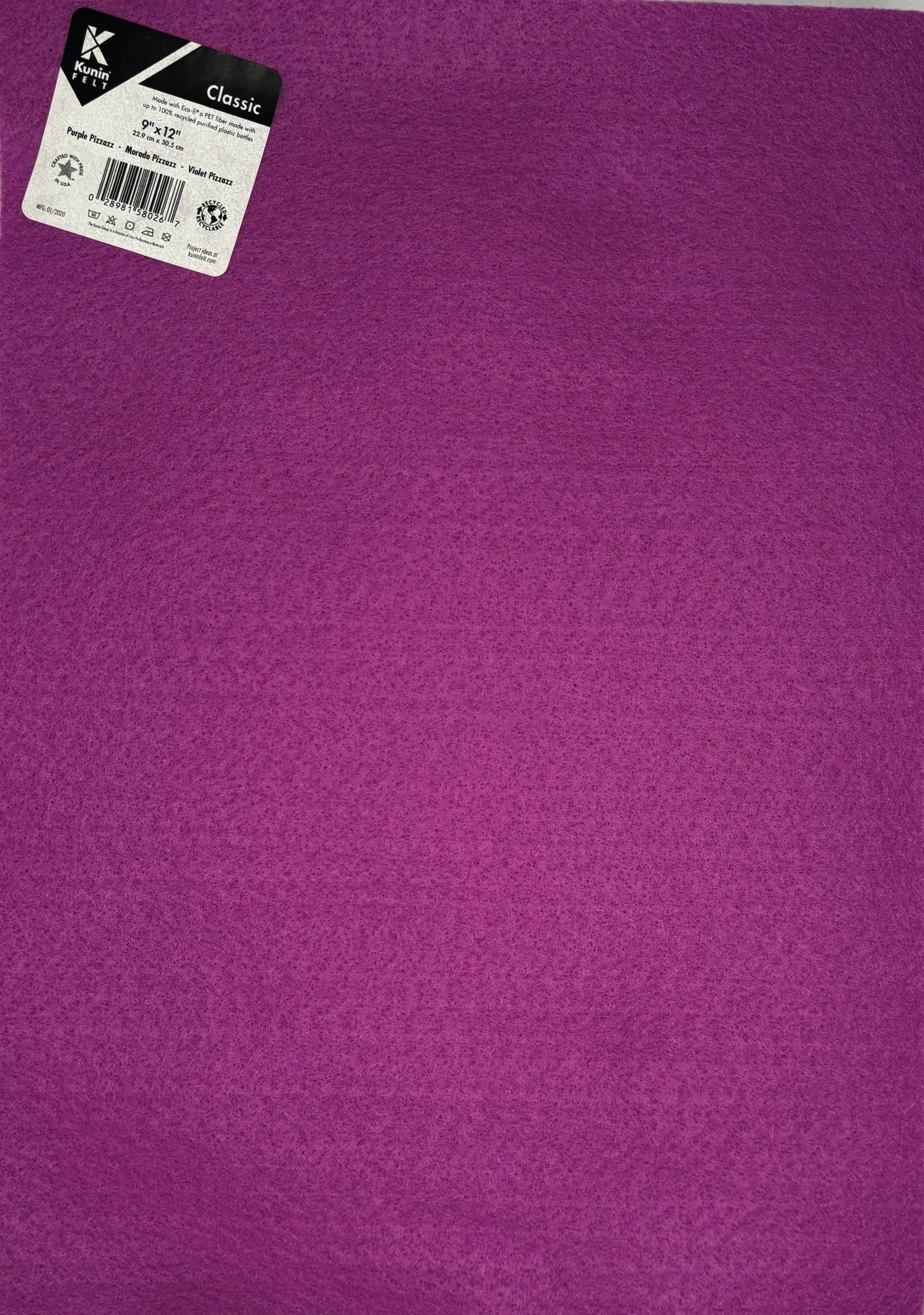 Kunin Purple Pizzazz Classic Felt Sheets