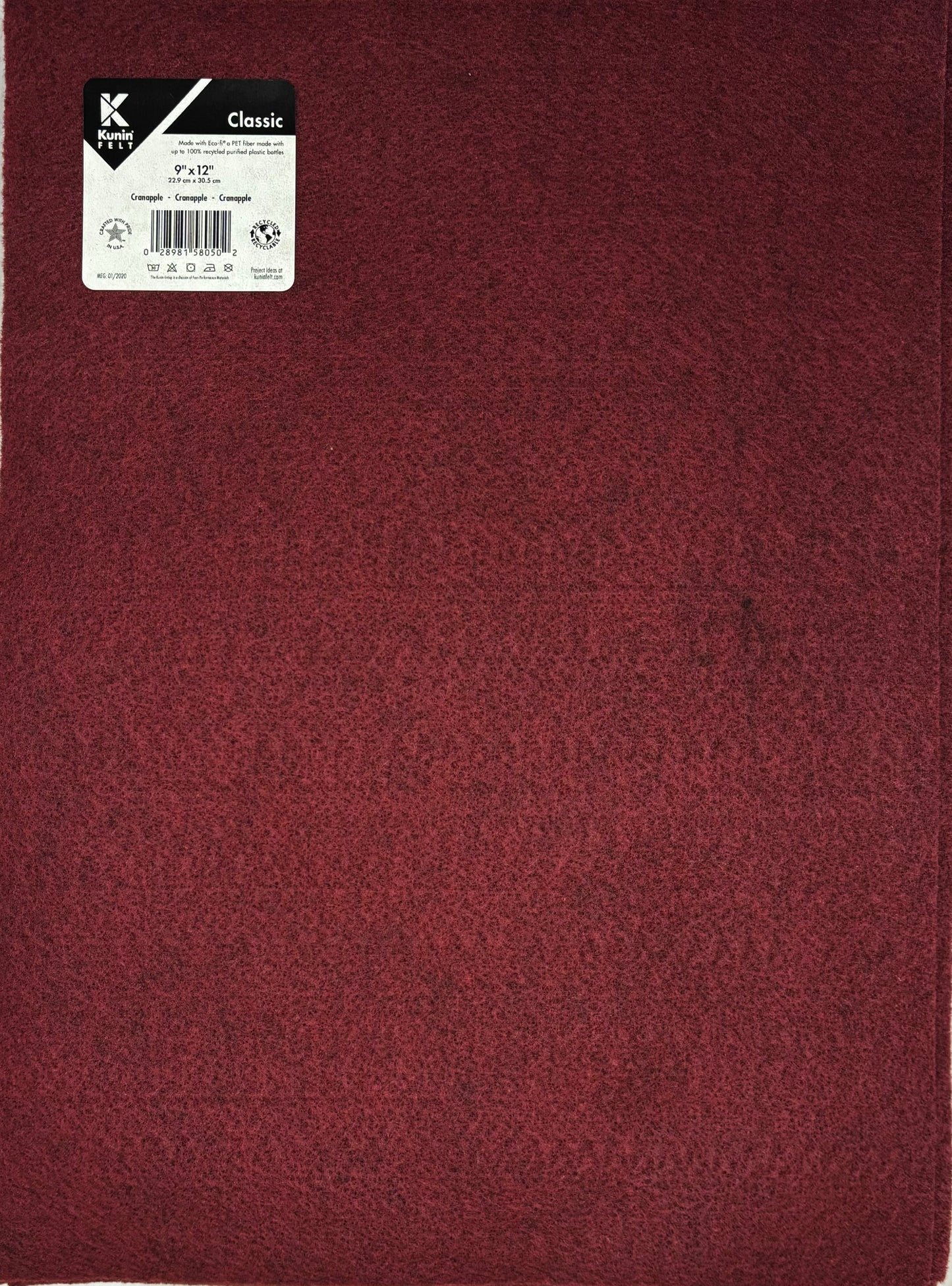 Kunin Cranapple Classic Felt Sheets