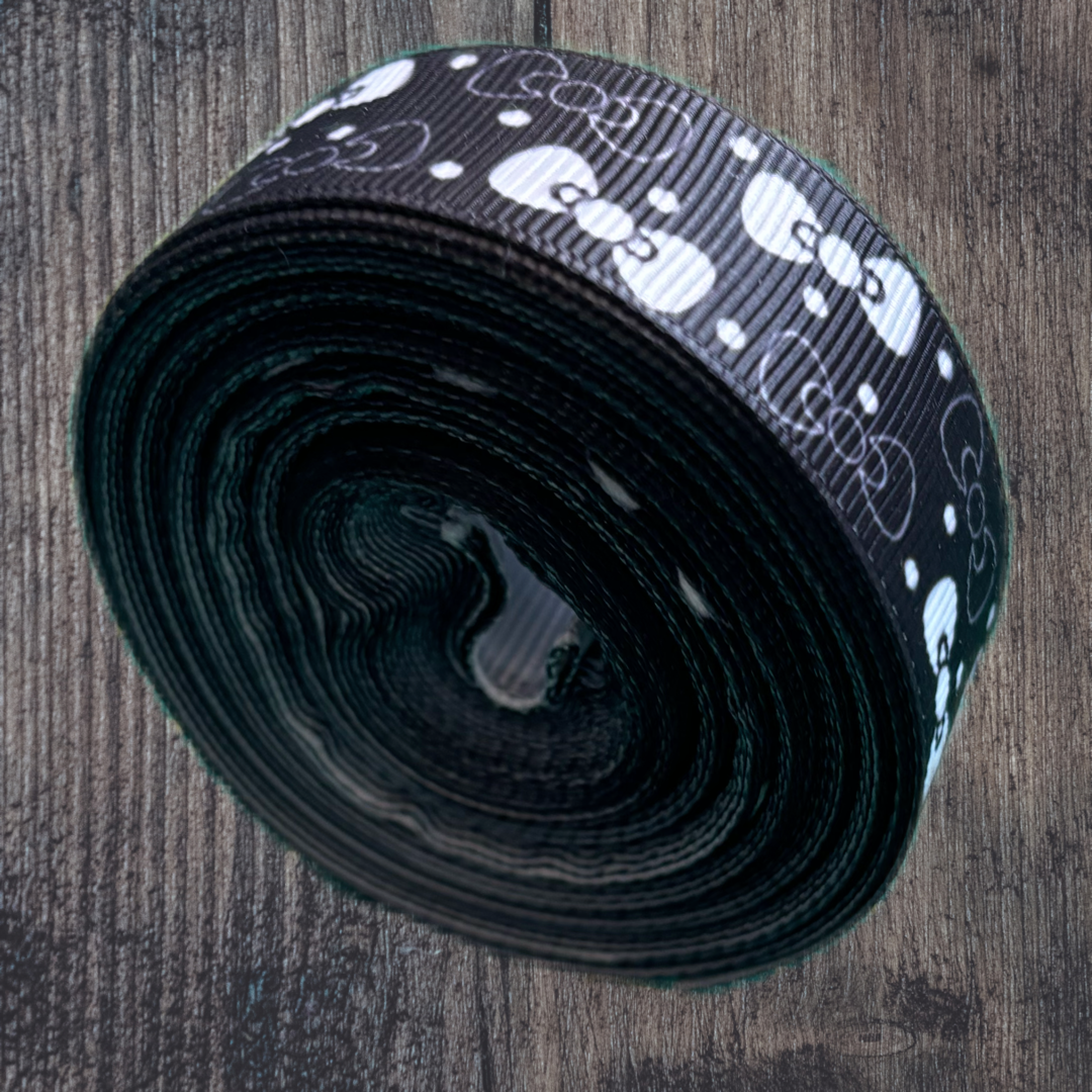 Cartoon Bow Grosgrain 22mm Ribbon
