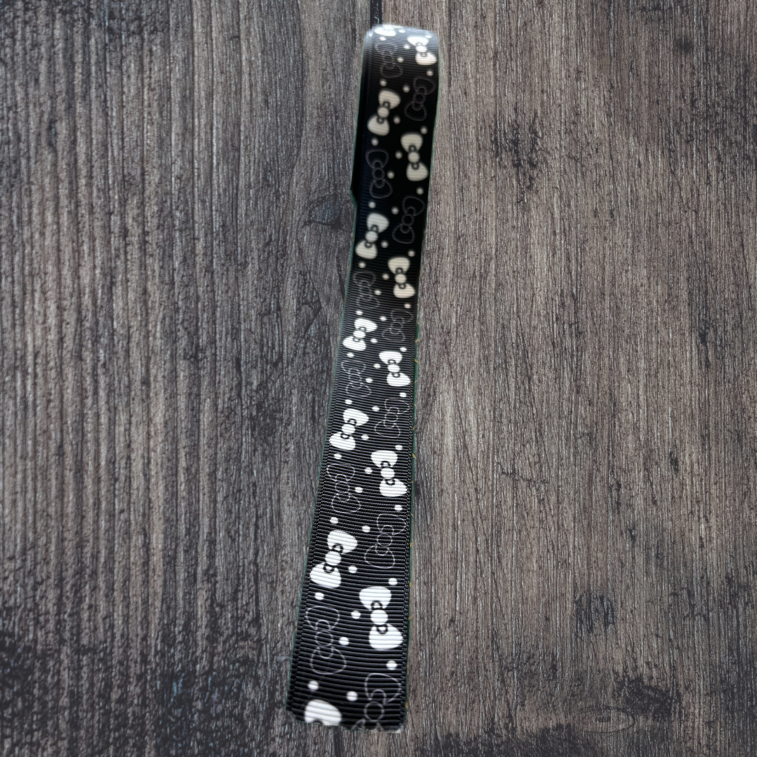 Cartoon Bow Grosgrain 22mm Ribbon