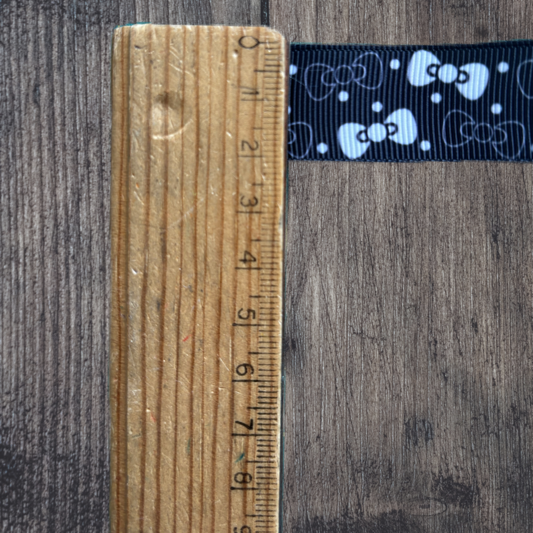 Cartoon Bow Grosgrain 22mm Ribbon
