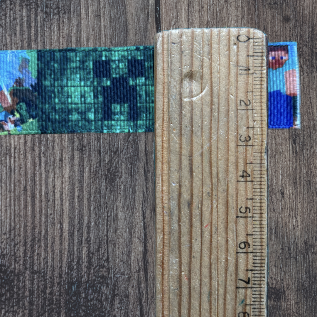 Game Crafting with Sky Background Grosgrain 25mm Ribbon