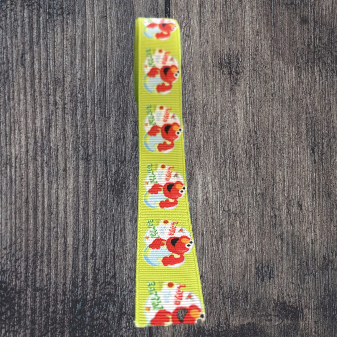 Red Monster Grosgrain 22mm Ribbon