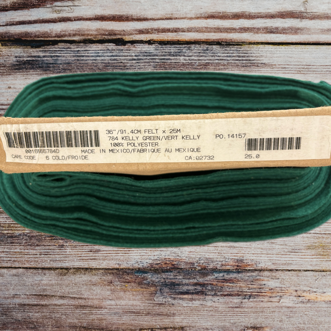 Kelly Green Felt by the Meter