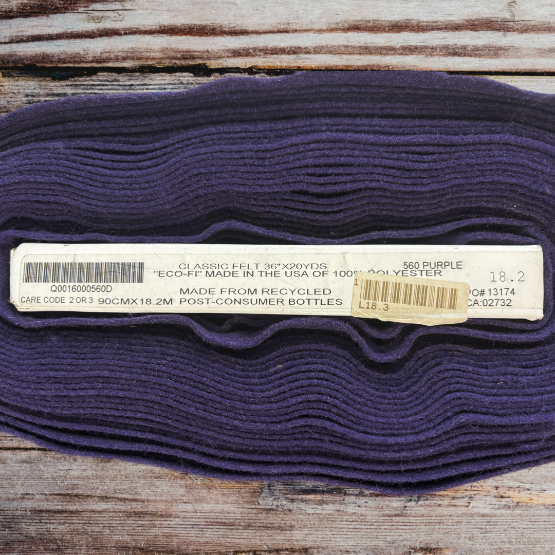 Ecofi Purple Classic Felt by the Meter