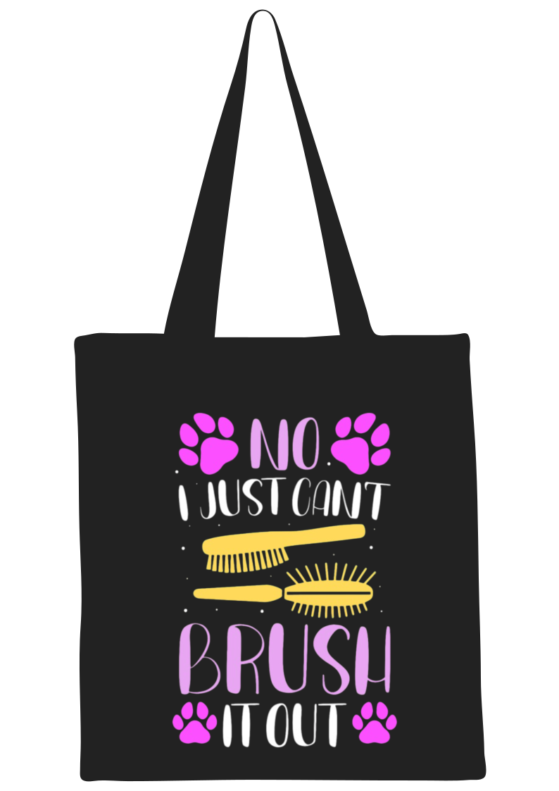 Can't Just Brush It Out Design Tote