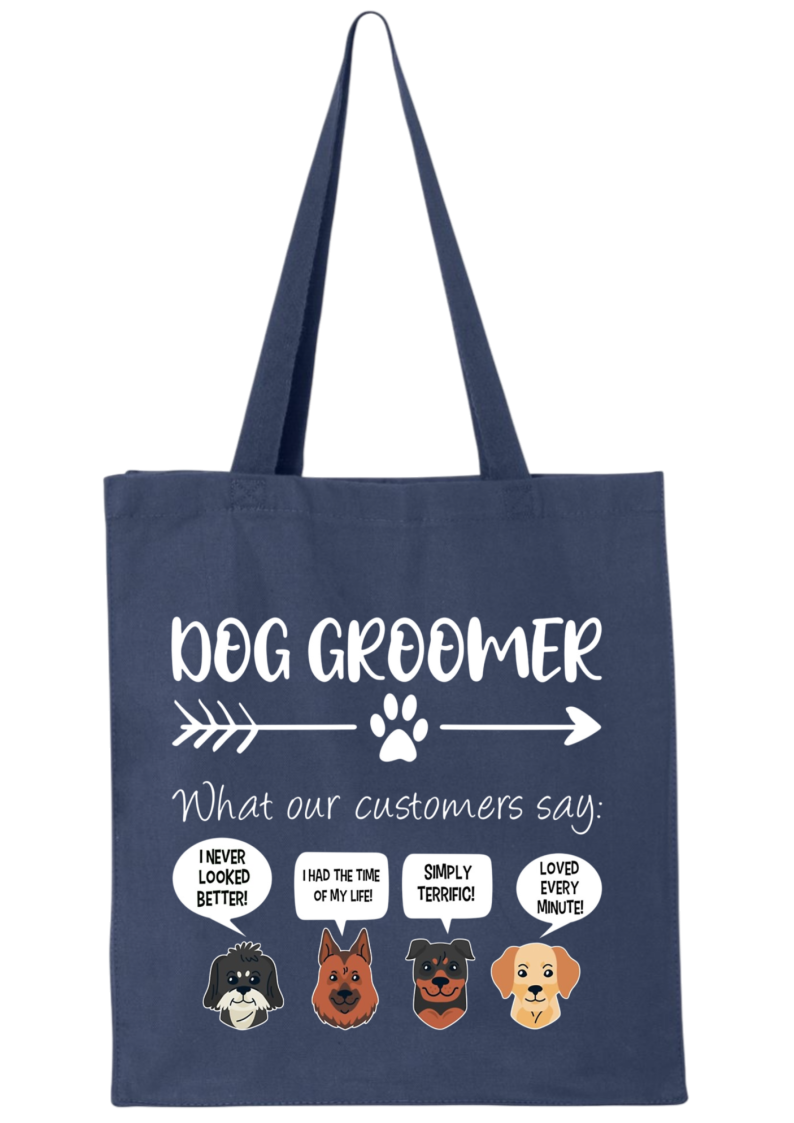 Dog Groomer Customers Design Tote