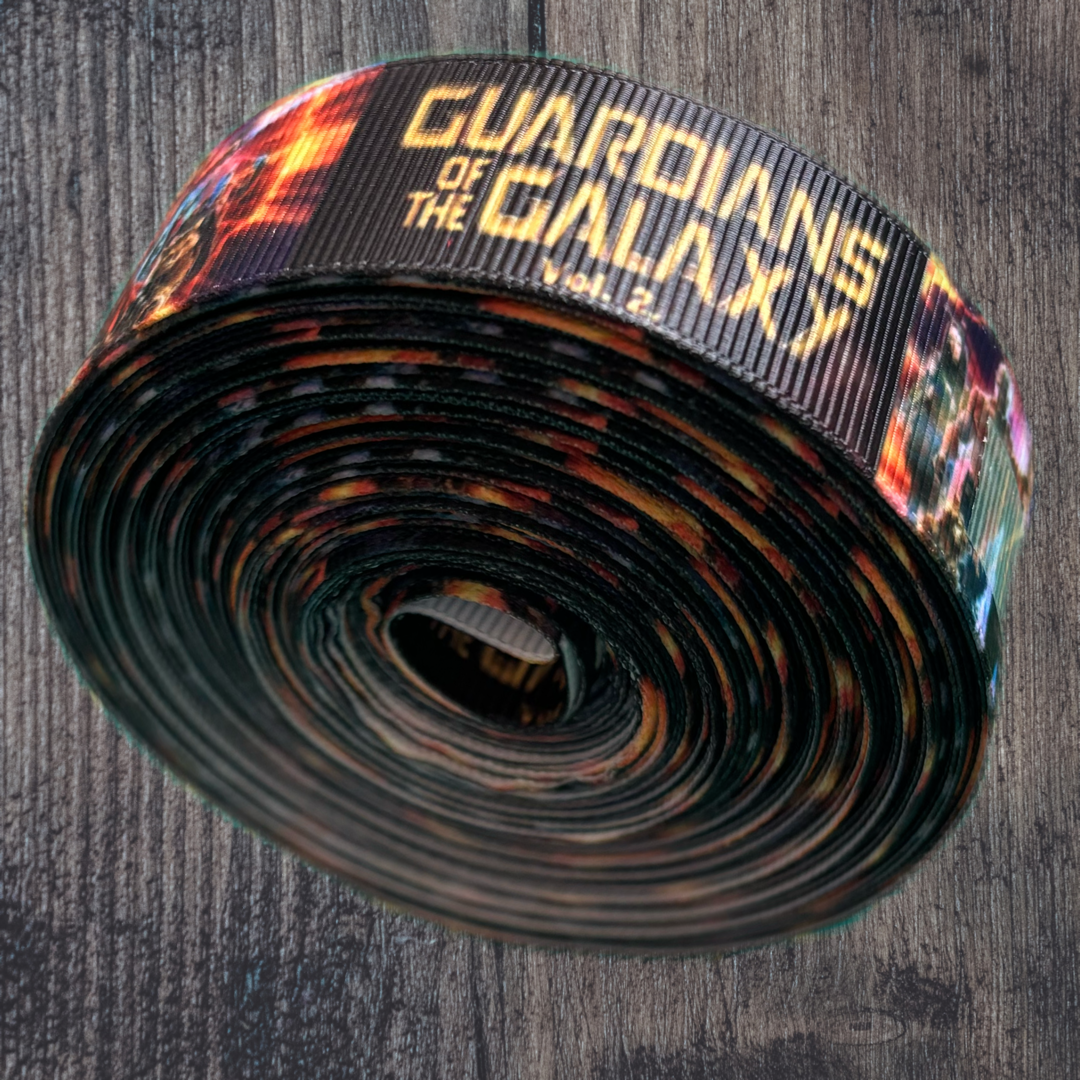 Guardians of the Galaxy Grosgrain 25mm Ribbon