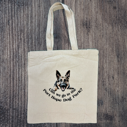 Customizable Can We Go to the Dog Park Tote