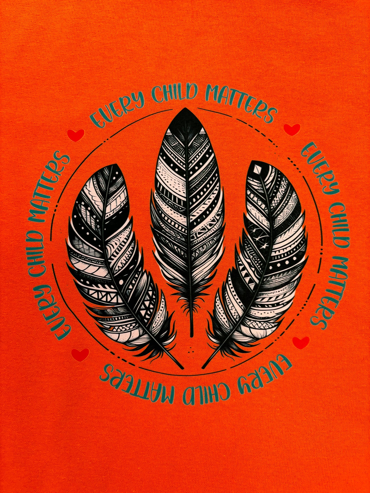 Every Child Matters Feathers Design