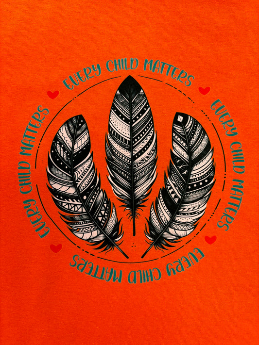 Every Child Matters Feathers Design