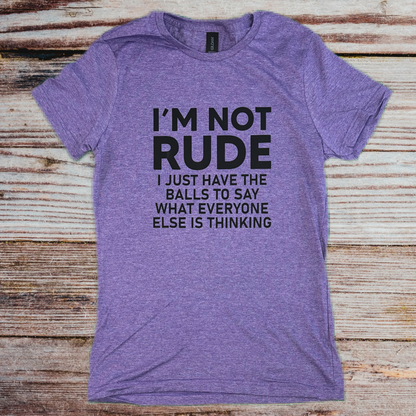 I'm Not Rude Design