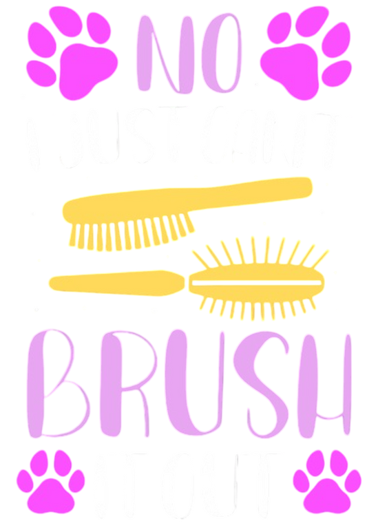Can't Just Brush It Out Design Tote