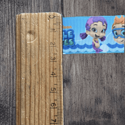 Bubble Guppies Grosgrain 25mm Ribbon