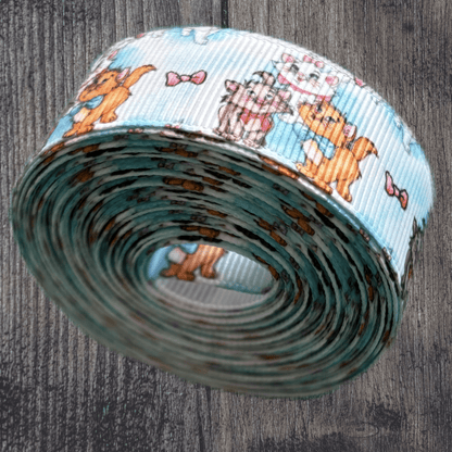 Aristocats Grosgrain 22mm Ribbon