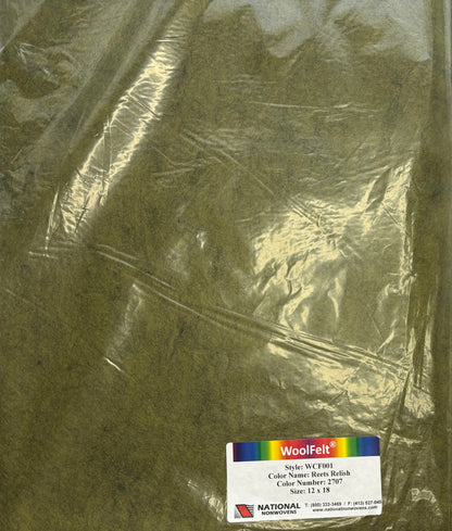 National Nonwovens Reets Relish Felt Sheets