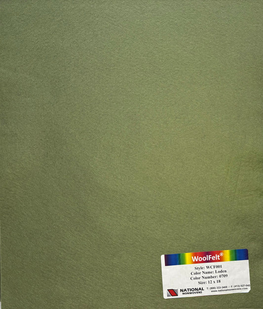 National Nonwovens Loden Felt Sheets