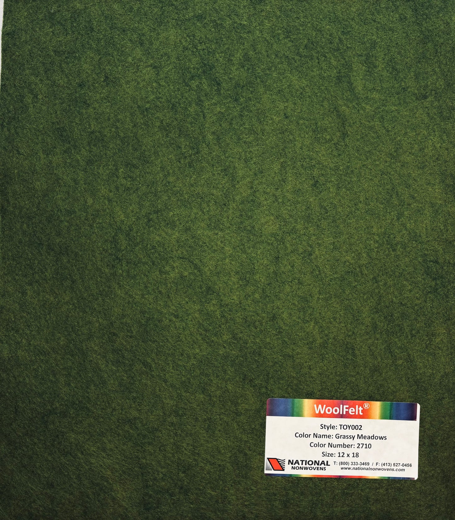 National Nonwovens Grassy Meadows Felt Sheets