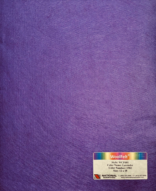 National Nonwovens Lavender Felt Sheets