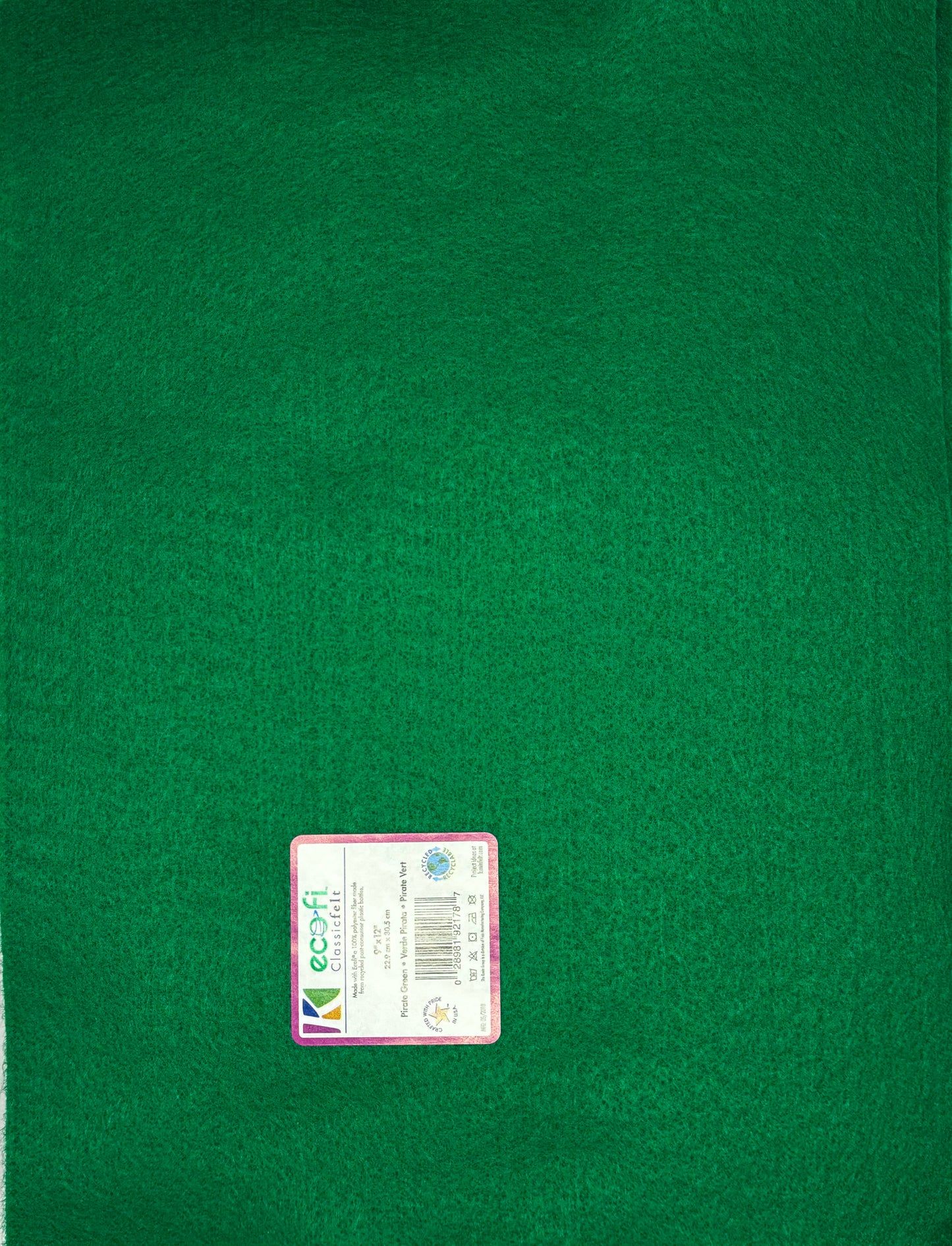 Ecofi Kunin Pirate Green Classic Felt Sheets