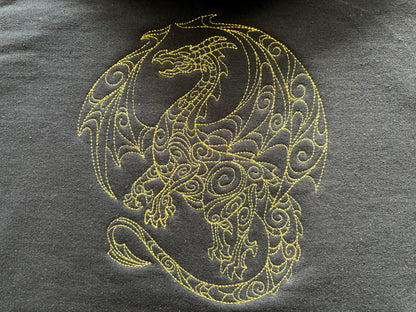 Dragon Outline Design