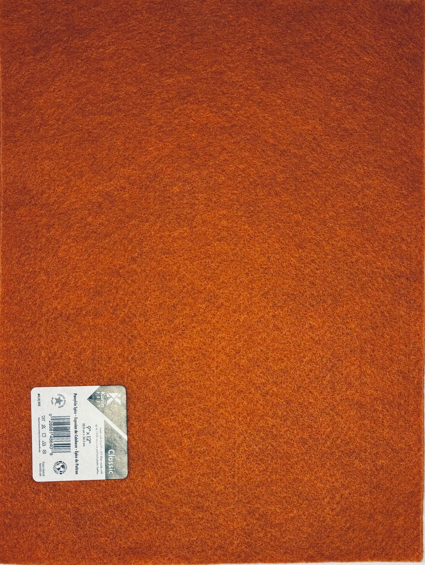Kunin Pumpkin Spice Classic Felt Sheets