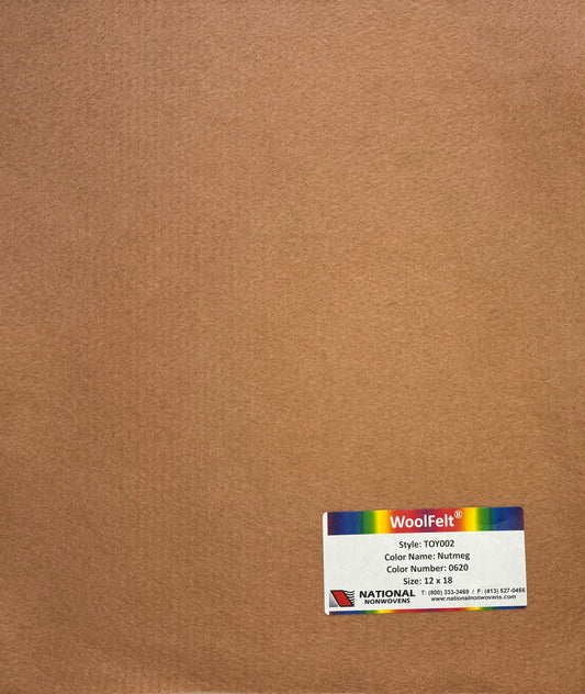 National Nonwovens Nutmeg Felt Sheets