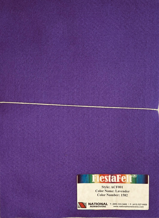 National Nonwovens Lavender Felt Sheets