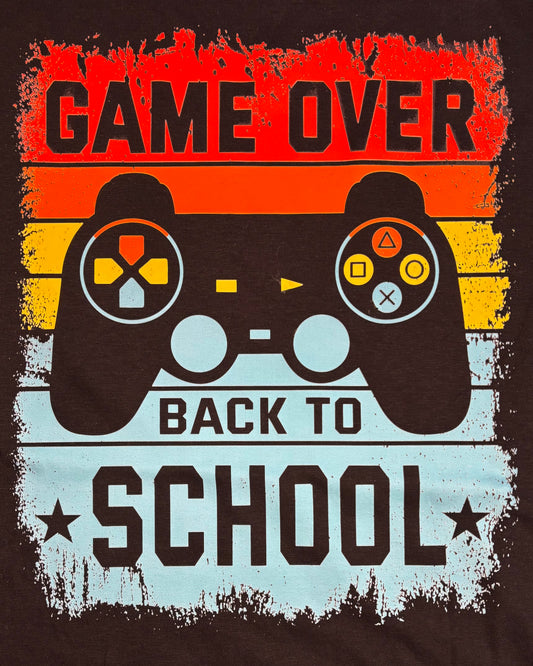 Game Over Back to School Design