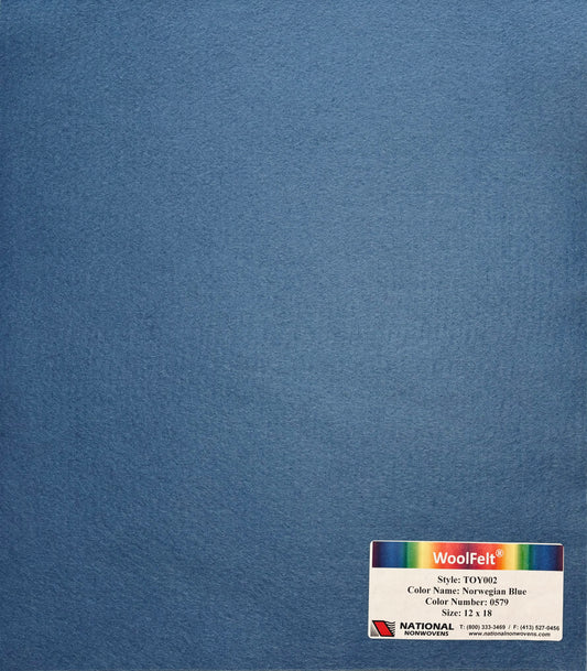 National Nonwovens Norwegian Blue Felt Sheets