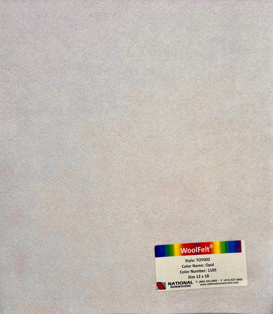 National Nonwovens Opal Felt Sheets