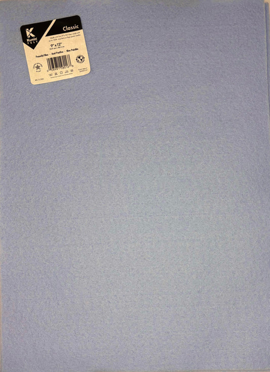 Kunin Peaceful Blue Classic Felt Sheets