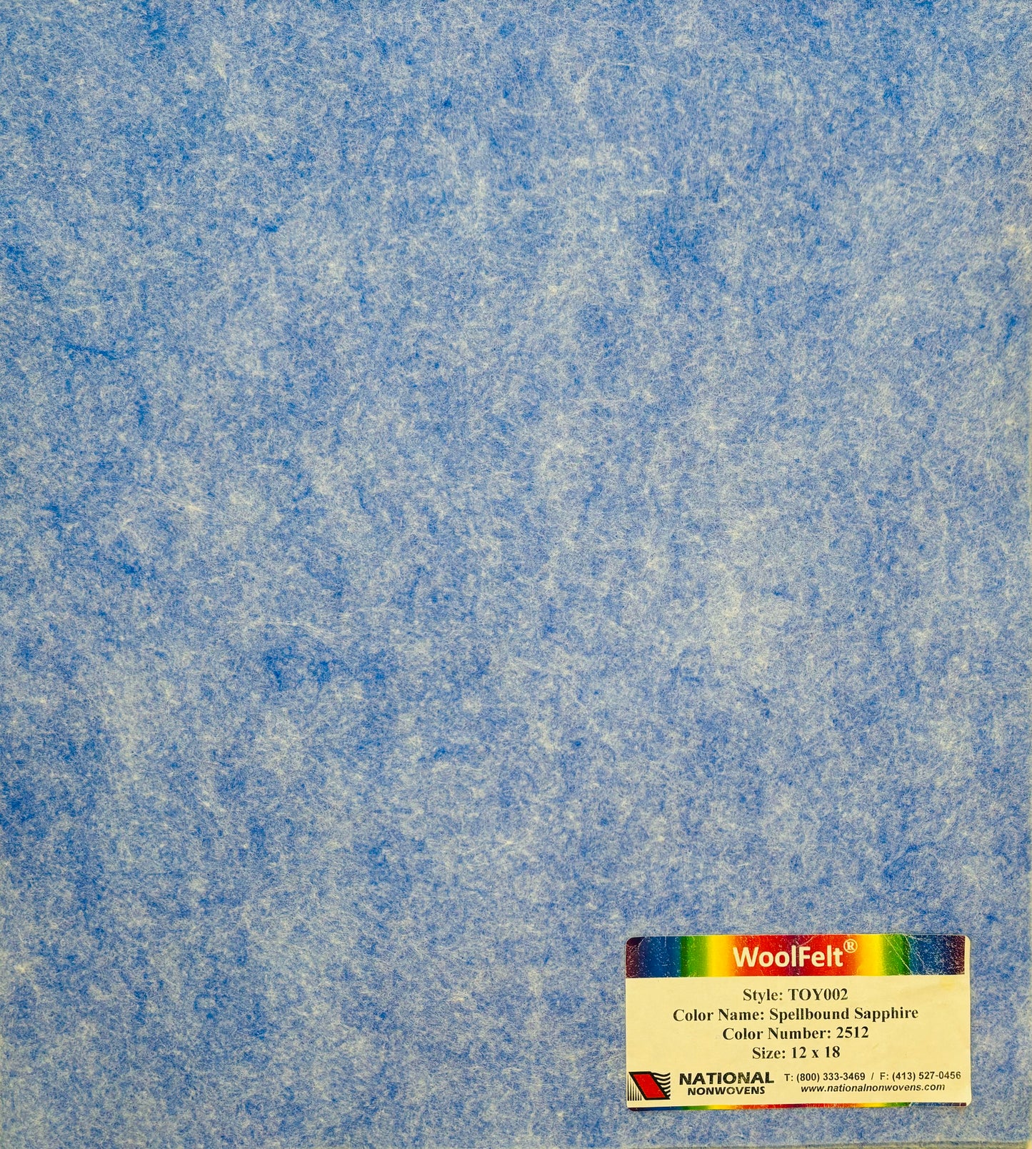 National Nonwovens Spellbound Sapphire Felt Sheets