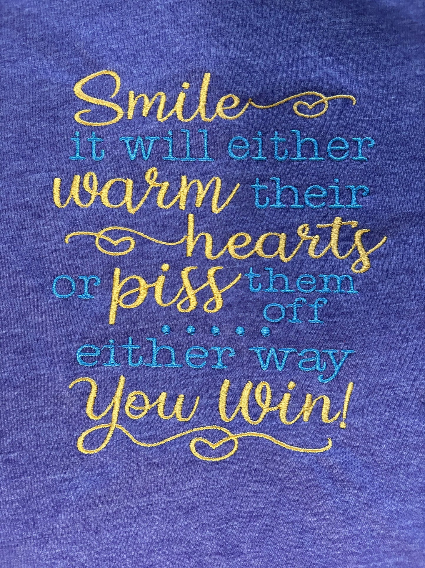 Smile Text Design