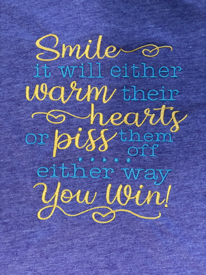 Smile Text Design