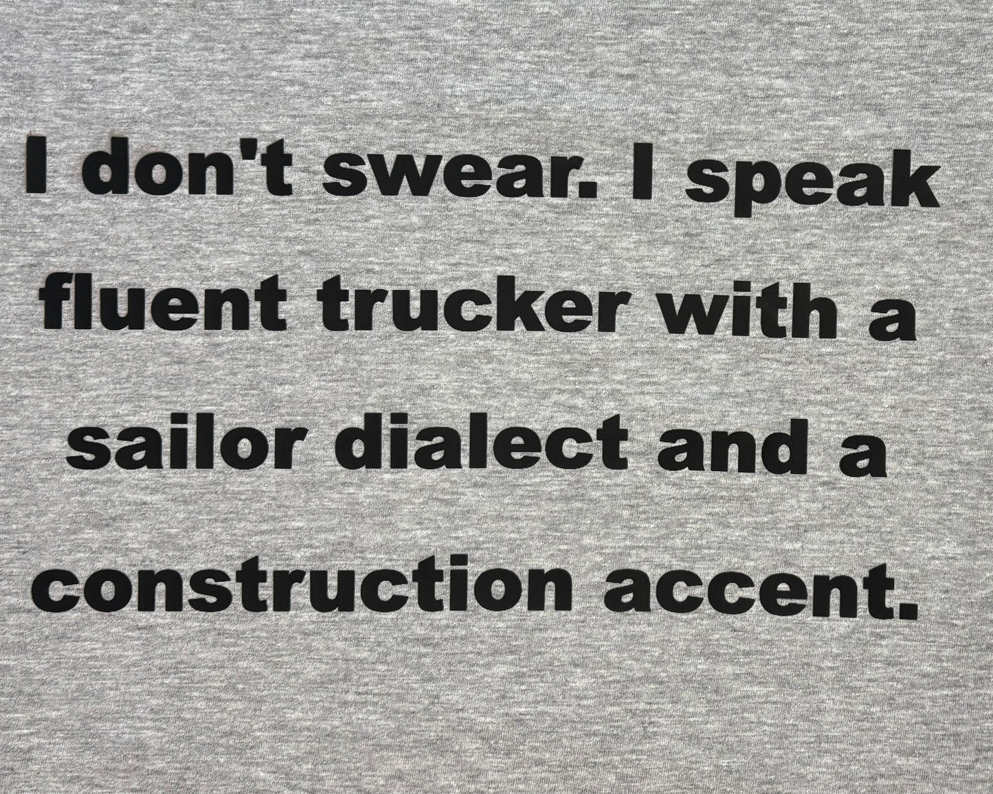 I Don't Swear Design