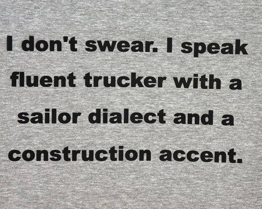I Don't Swear Design