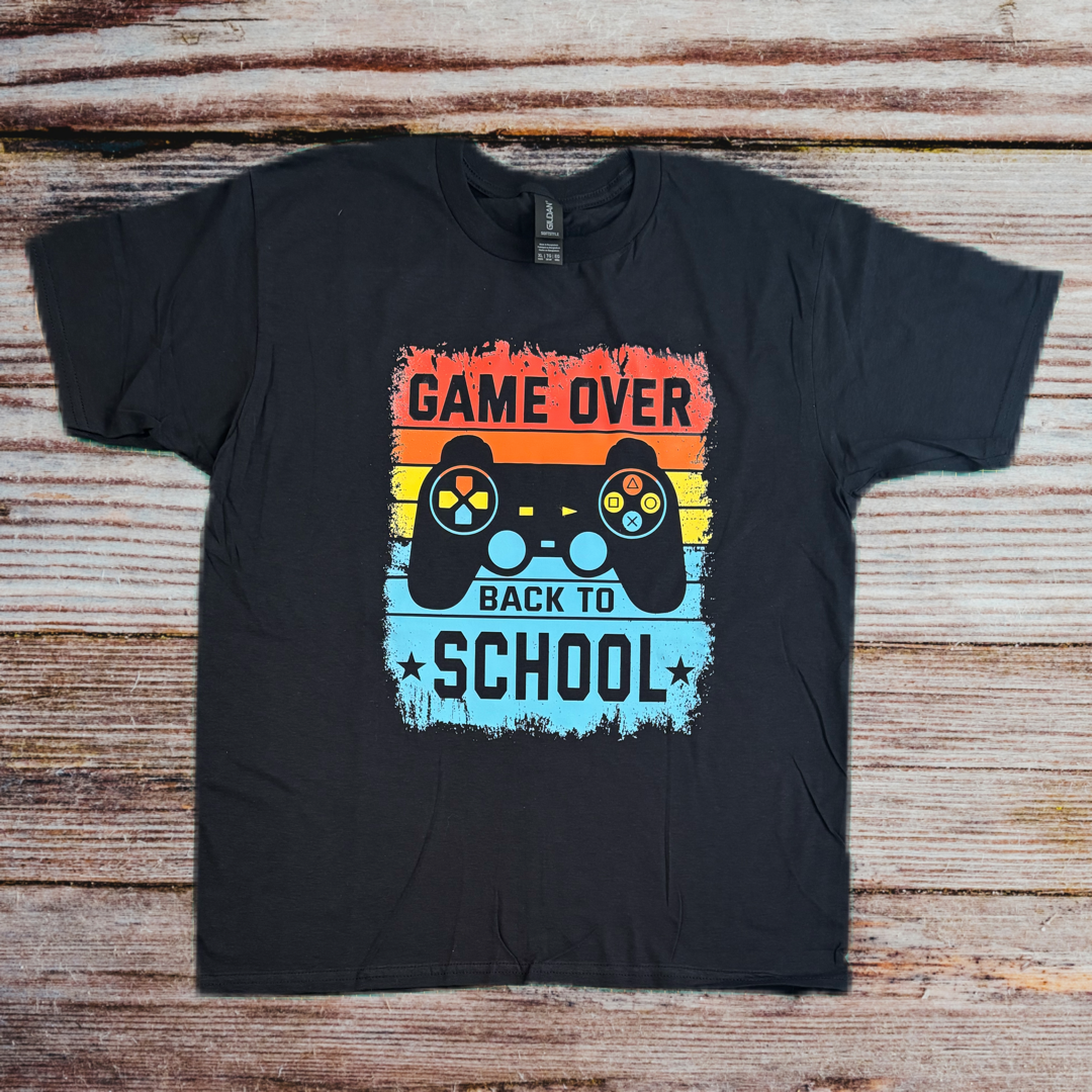 Game Over Back to School Design