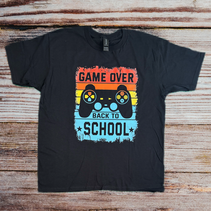 Game Over Back to School Design
