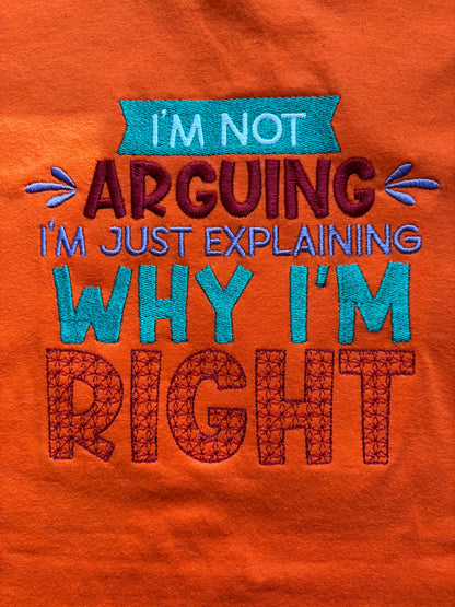 Not Arguing Design