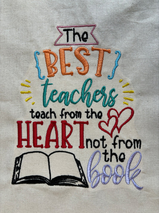 Best Teachers Design Tote Bag