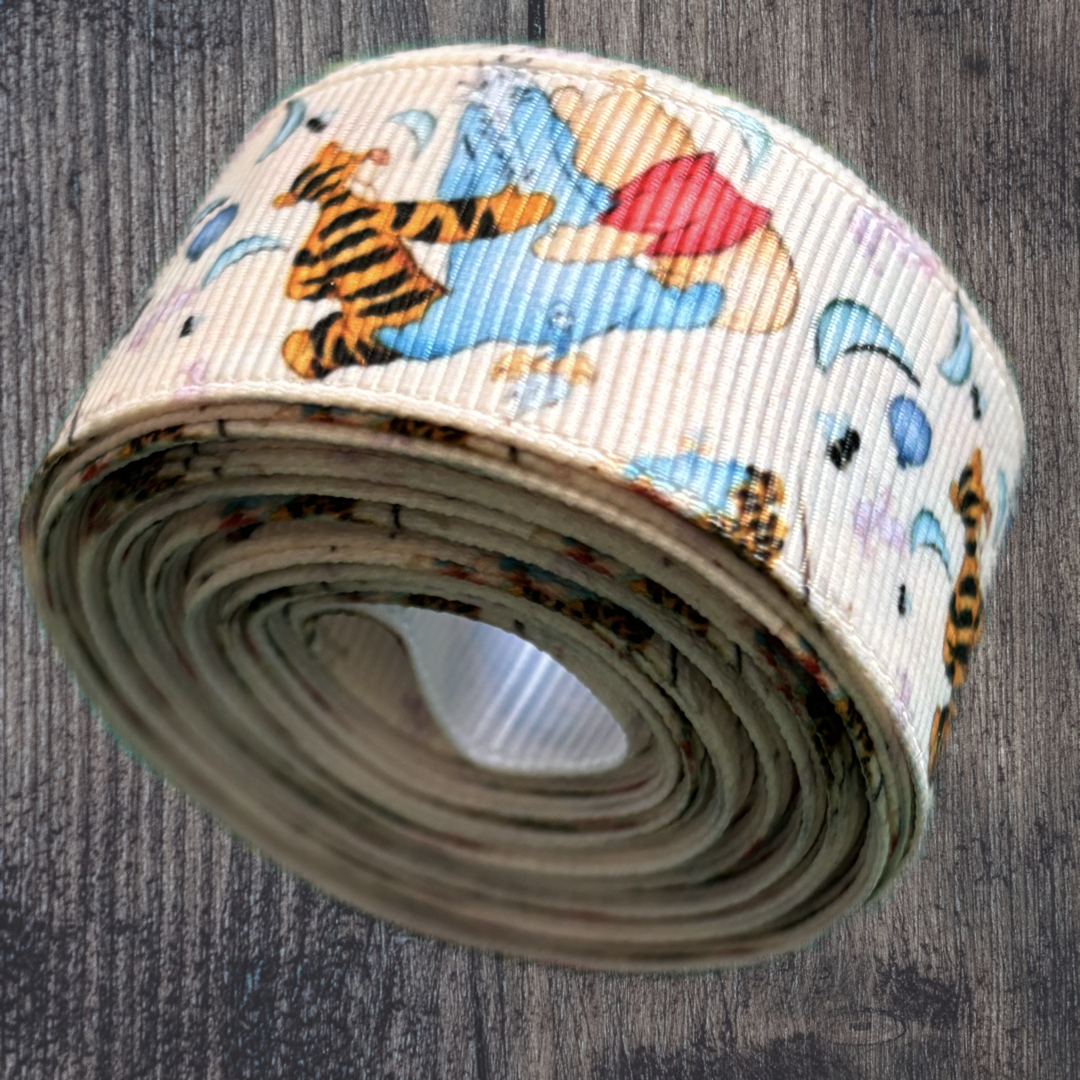 Winnie the Pooh Grosgrain 25mm Ribbon