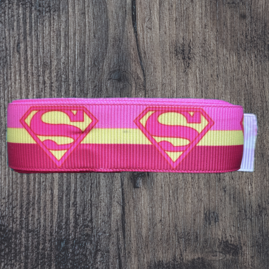 Supergirl Grosgrain 22mm Ribbon