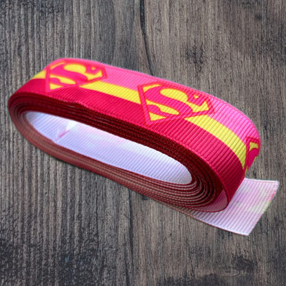 Supergirl Grosgrain 22mm Ribbon