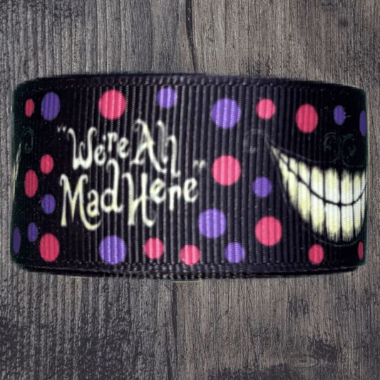 Alice in Wonderland Grosgrain 22mm Ribbon