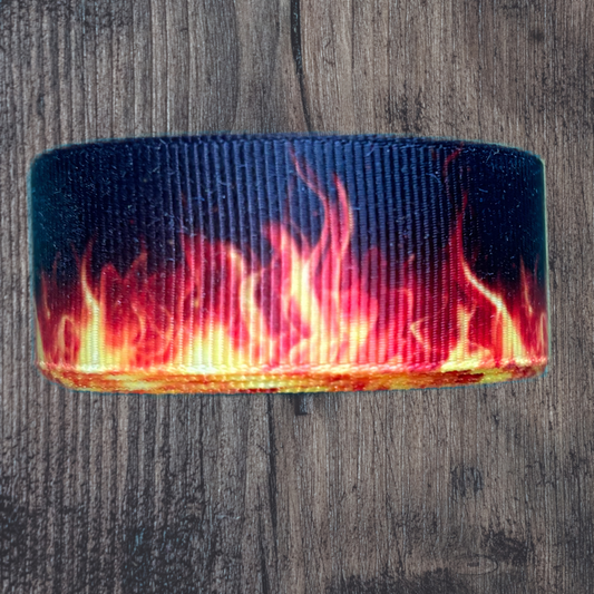 Flame Grosgrain 22mm Ribbon