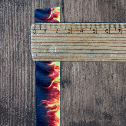 Flame Grosgrain 22mm Ribbon